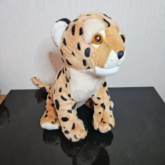 Zoo Animal Plush Toy Lot 8 Sloth Chimpanzee Bears Giraffe Cheetah Wild Republic - Picture 8 of 16